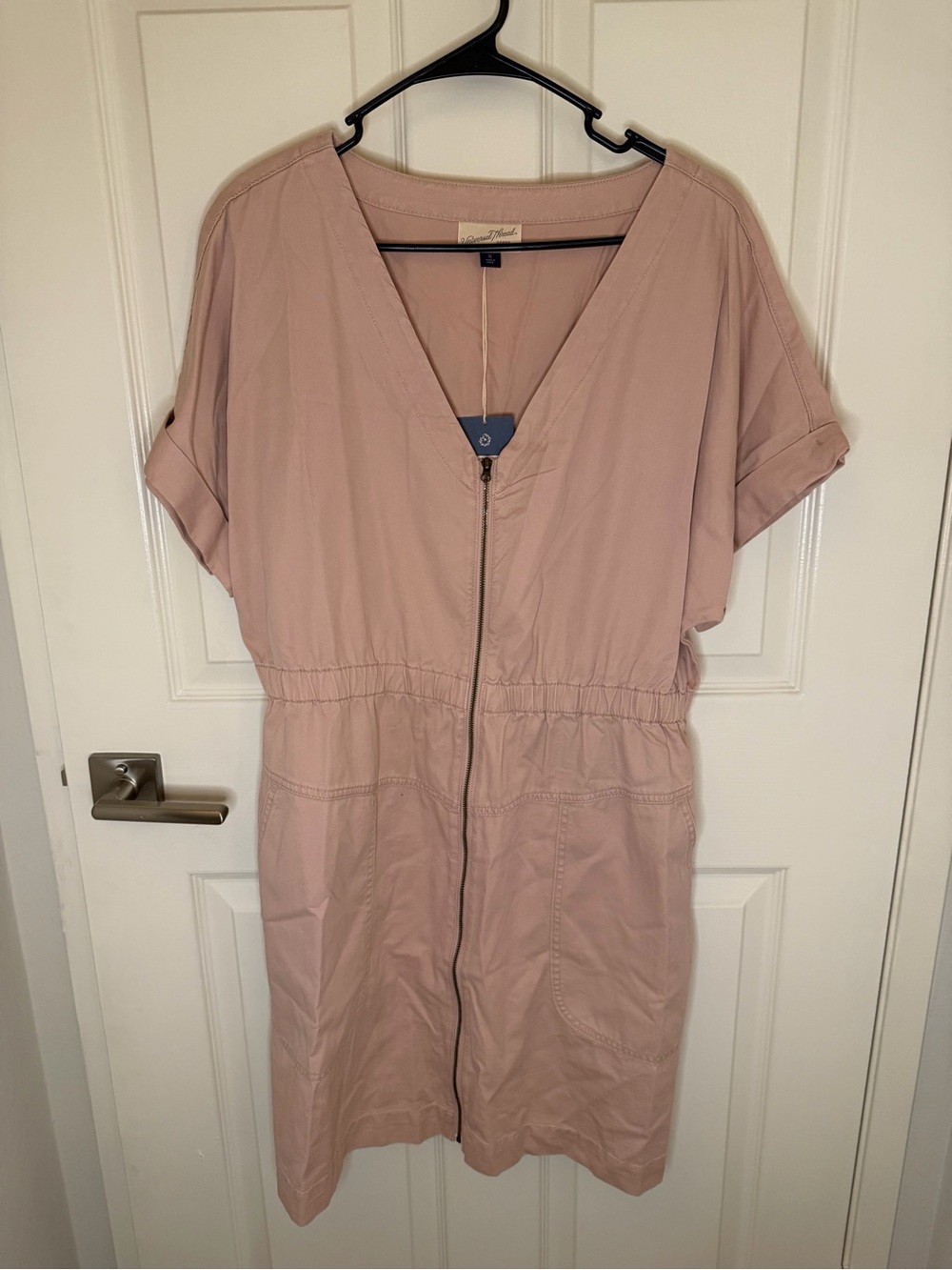 Universal Thread Dusty Rose V-Neck Casual Jean Dress XL